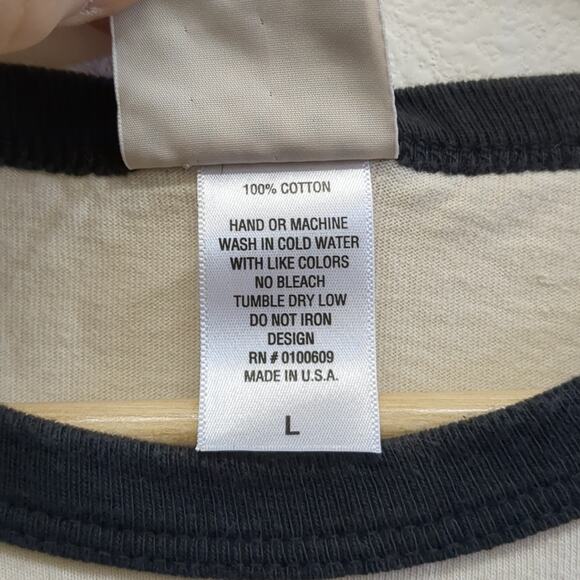 Seattle Seahawks Junk Food Graphic Raglan Shirt size Large 100% cotton - Picture 3 of 5